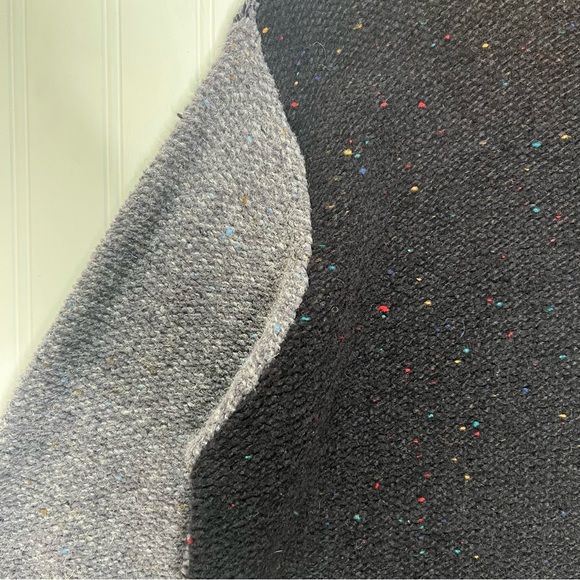 Susan Bristol Long Gray/ Black Patchwork Sweater/ Cardigan - Picture 8 of 15